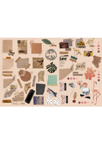 Karışık Sticker (21X31 Cm)