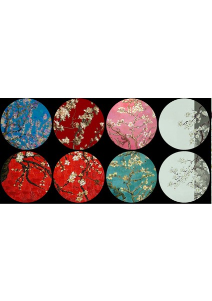 Çiçekli Sticker Seti (4x4 cm 24 Adet)