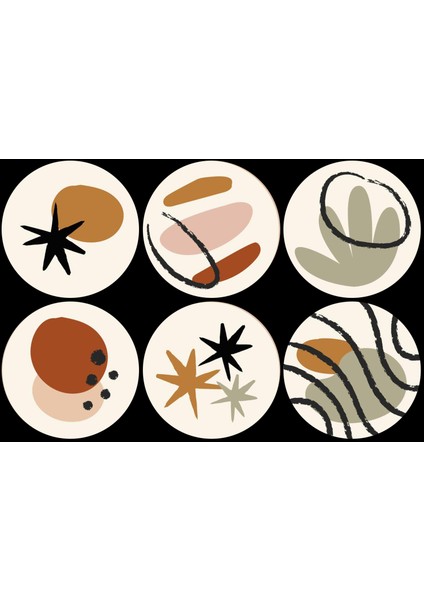 Soft Sticker Seti (4x4 cm 24 Adet)