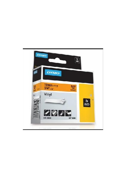 Rhinopro Renkli Vinil Şerit 12MM x 5,5mt Turuncu