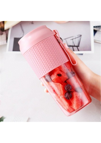 Taşınabilir Sıkacağı Mini Elektrikli Blender Taşınabilir Sıkacağı Pembe (Yurt Dışından)