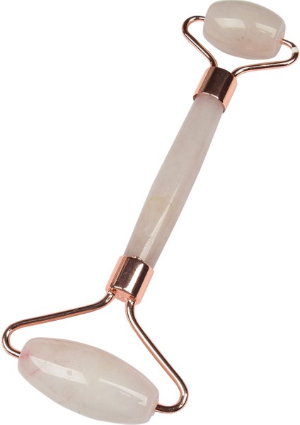 Pembe Kuars Taşı Yüz Masaj Aleti