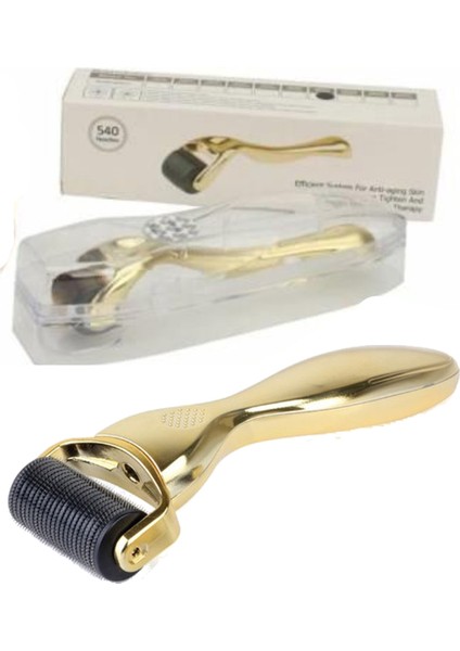 Gold Dermaroller Orjinal Titanyum 1 00 mm 1200 Iğne