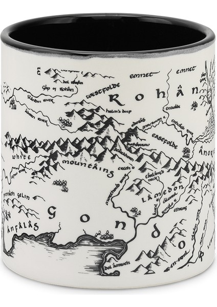 Lord Of The Rings Middle Earth Map Mug