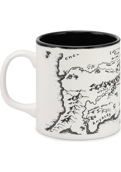 Lord Of The Rings Middle Earth Map Mug