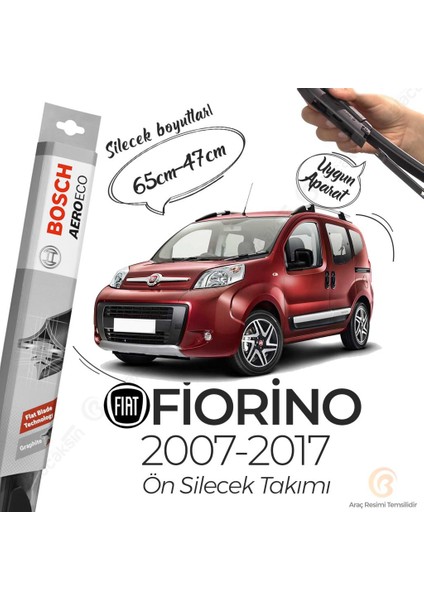 Fiat Fiorino Muz Silecek Takımı (2008-2017) Bosch Aeroeco