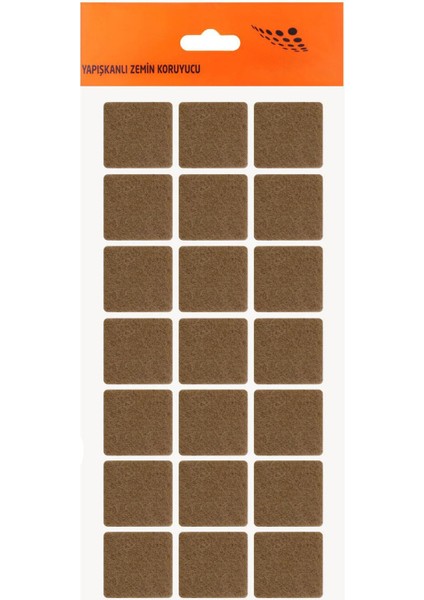 Masa Sandalye Parke Zemin Koruyucu Keçe Yapışkanlı 30X30 mm