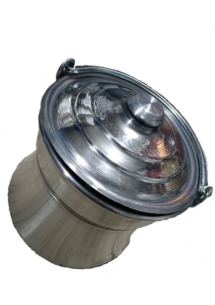 Alüminyum Bakraç 25 cm İnce Belli Yoğurt Bakracı Süt Bakracı