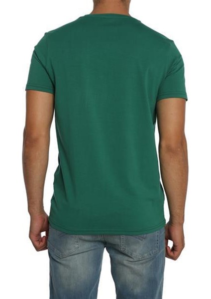 Kaleb Erkek V Yaka T-Shirt Açik Yeşil fiyatları