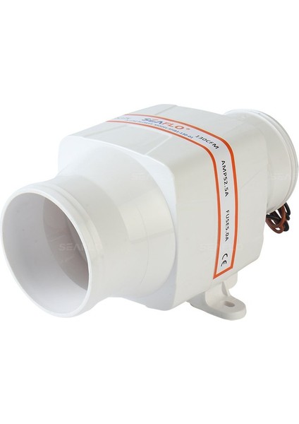 SR10511 24 Volt 75 mm Blower, Tekne ve Yat Kanal Tipi Fan Aspiratör