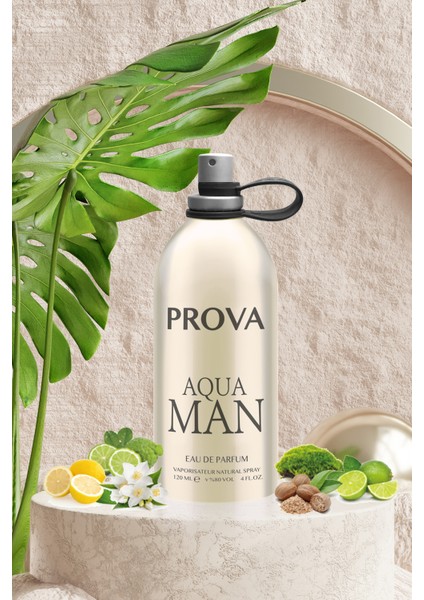 Aqua Man EDP Erkek Parfüm 120 ml