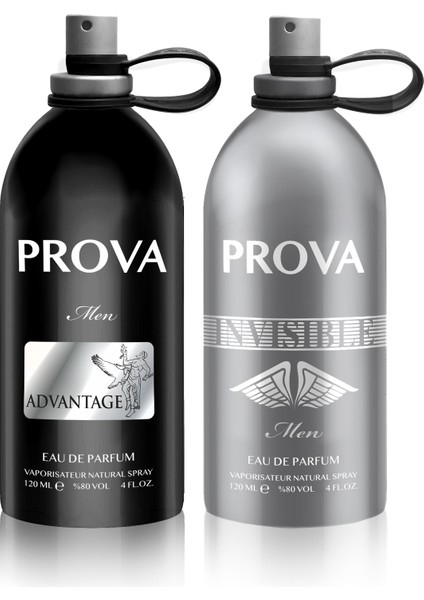 Advantage ve Invisible EDP Erkek Parfüm Seti 2 x 120 ml