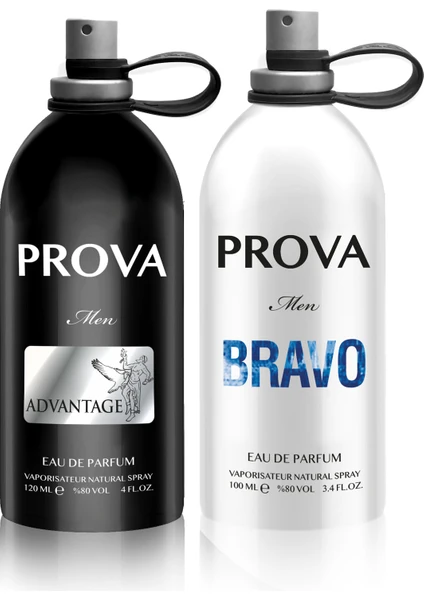 Advantage 120 ml ve Bravo EDP 100 ml Erkek Parfüm Seti