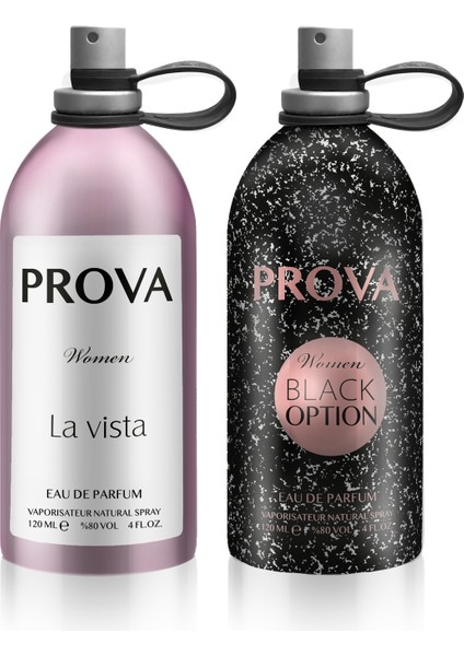 Black Option ve La Vista l EDP Kadın Parfüm Seti 2 x 120 ml