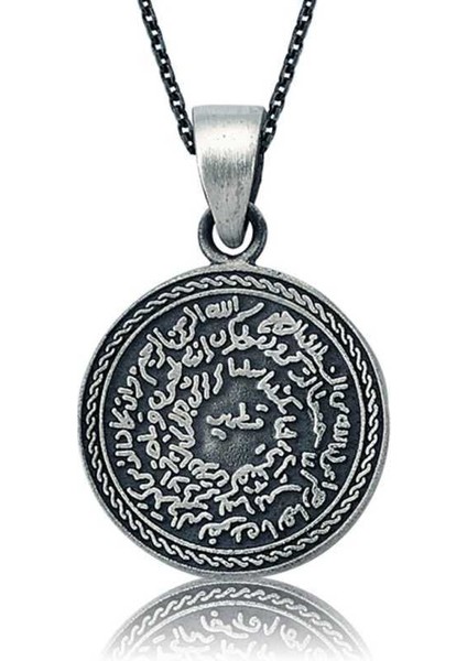 Gümüş ve Mühr-Ü Şerif Bayan Kolye