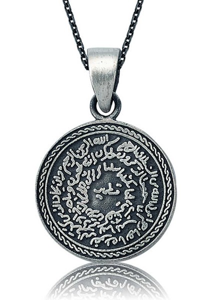 Gümüş ve Mühr-Ü Şerif Bayan Kolye