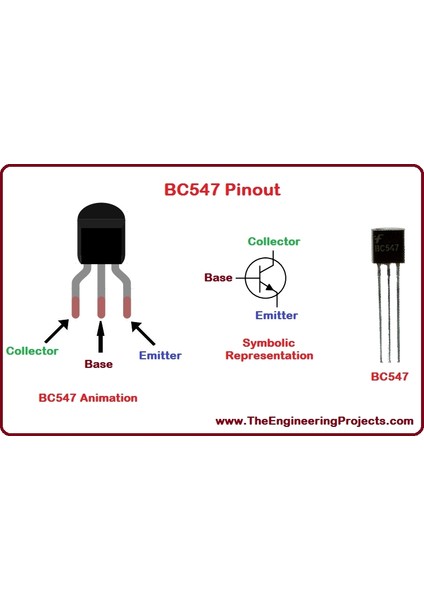 5 Adet Bc 547 Npn Transistör