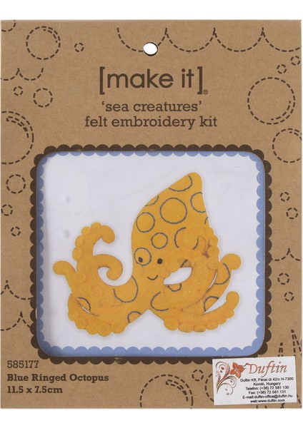 Make It 11,5x7,5 cm Ahtapot Keçe Kiti - 585177