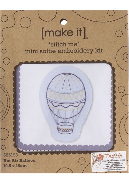 Make It 10,5X15 cm Balon Desenli Zincir Işi Nakış Kiti - 585193