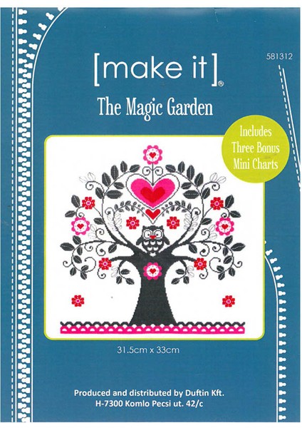 Make It 31,5X33 cm Ağaç Desenli Etamin Kiti - 581312