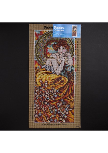 30 x 70 cm Kadın Baskılı Goblen 2426Q