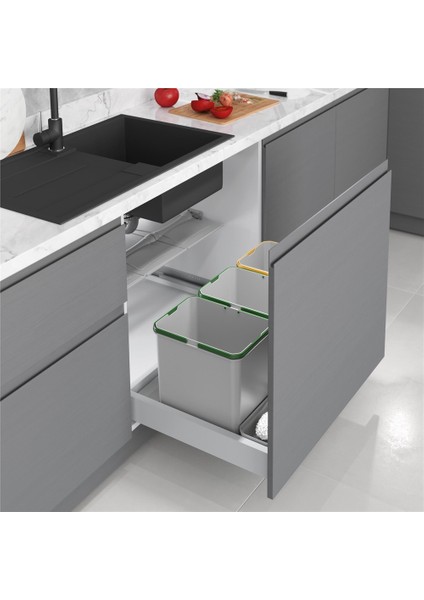 Gri Çekmece Içi Çöp Kovası (Otomatik) (S-2555-G)