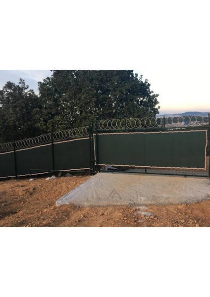 Gölgelik File Havuz Gölgelik - 95lik - 3 Metre En Yeşil - Düz Kenar - İnşaat Filesi Bahçe Filesi