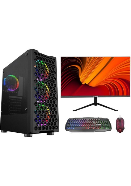 Escape GMS01865 AMD Ryzen5 3600 16GB Ram 240GB SSD GTX1050Tİ 4GB Gddr5 23.8"75Hz Mon. Gaming Bilgisayar