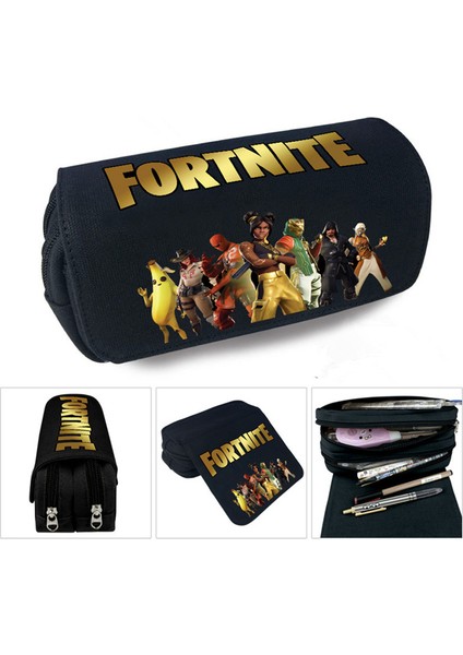 Fortnite Kalem Kutusu Karikatür Kalem Kutusu Kırtasiye Çanta (Yurt Dışından)