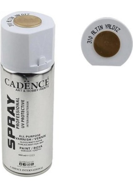 Sprey Yaldız Boya 310 Altın 400 Ml.