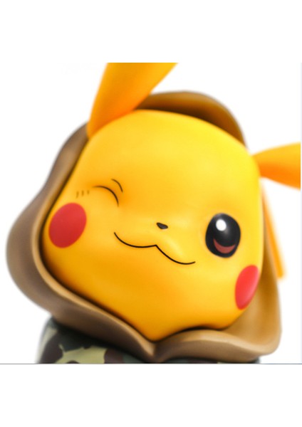 15 cm. Kamuflaj Pikachu Anime Bebek Modeli Süsleme Oyuncakları (Yurt Dışından) fiyatları