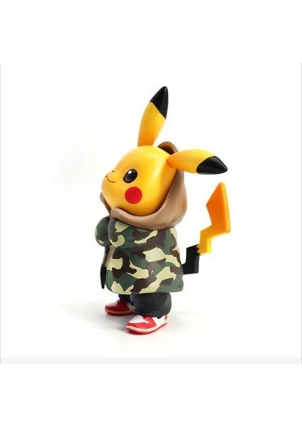 15 cm. Kamuflaj Pikachu Anime Bebek Modeli Süsleme Oyuncakları (Yurt Dışından) fırsatları