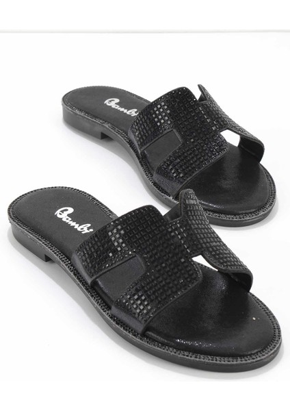Siyah Siyah Kadın Terlik K04913032887