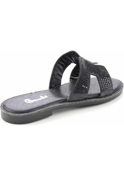 Siyah Siyah Kadın Terlik K04913032887 fırsatları