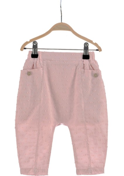 Kız Bebek Pembe Şalvar Pantolon (6AY-4YAŞ)