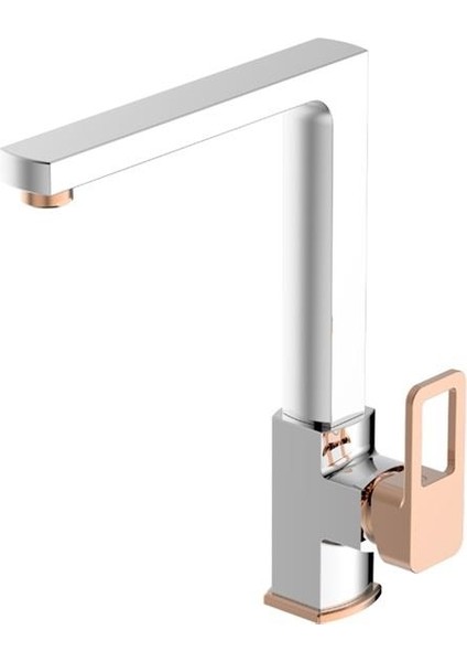 Salvo Plus Colours Eviye Bataryası Krom - Rose Gold