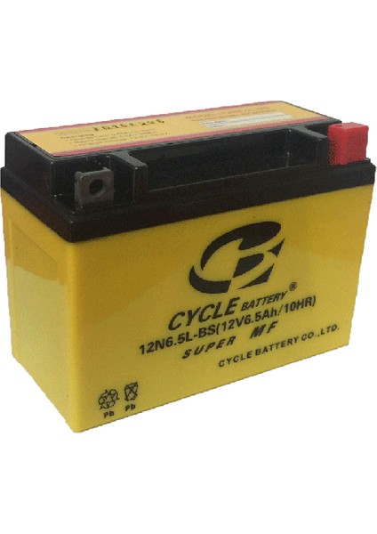 Akü 12N6,5L-BS 12V6,5A Mondıal Agk 125 Cg 125