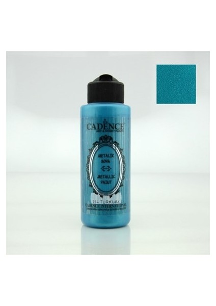 Turkuaz Rengi Cadence Metalik Boya 120ML 214