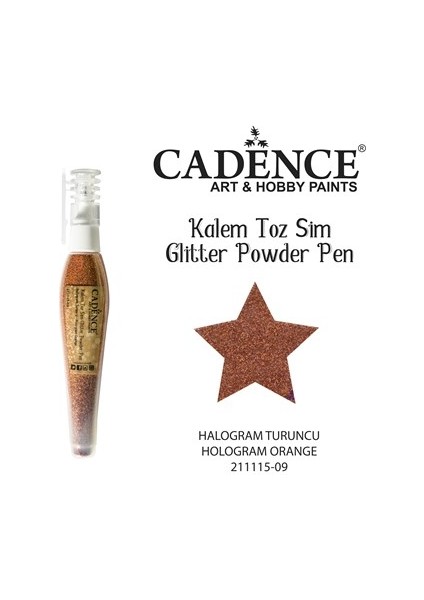 Kalem Toz Sim - Halogram Turuncu
