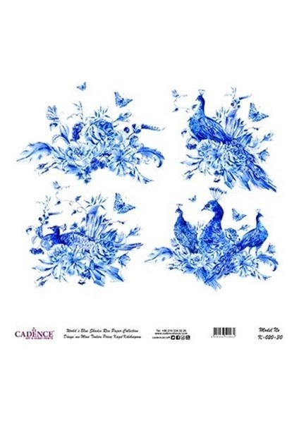 Tavus Kuşu Cadence Pirinç Dekopaj - K020