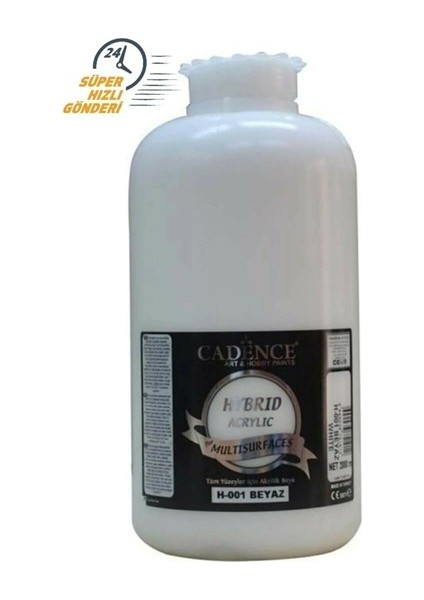 Multisuface H-001 Beyaz Su Bazlı Kokusuz Tüm Yüzeyler Için Akrilik Boya 3kg