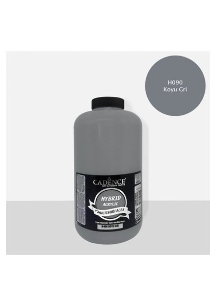 Koyu Gri Cadence Multisurface Akrilik Boya H090 - 2000 ml