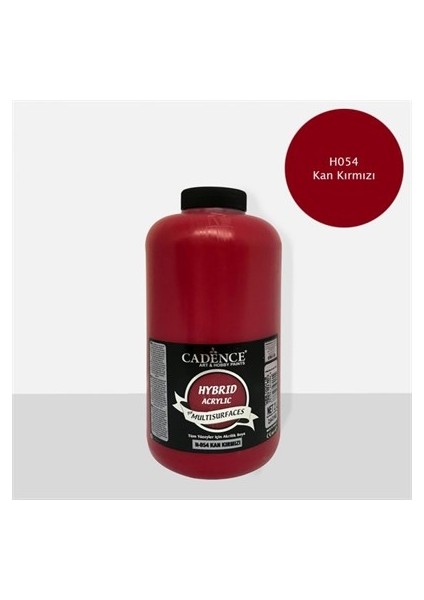 Kan Kırmızı Cadence Multisurface Akrilik Boya H054 - 2000 ml