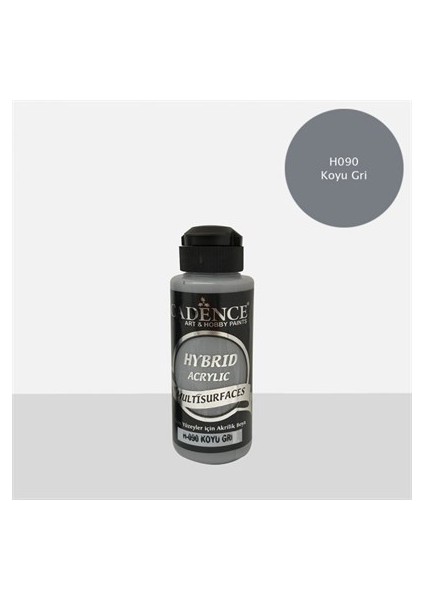 Koyu Gri Cadence Multisurface Akrilik Boya H090 - 120 ml