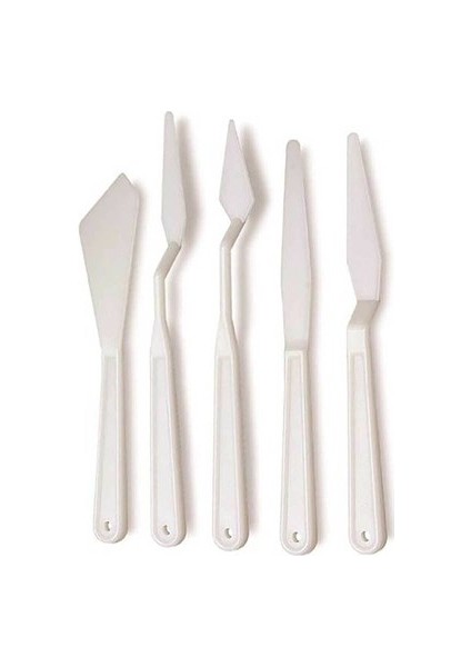 Samur 5'li Plastik Spatula Seti Sayılarla Boyama Seti