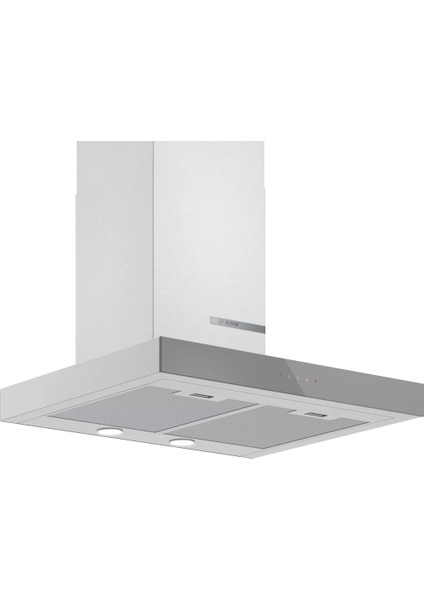 Davlumbaz Duvar Tipi 60 cm Gri Renk Yıkanabilir Filtre ve LED Aydınlatma ile