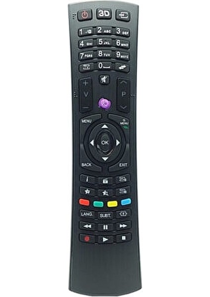 3D Tuşlu Smart 32HD7100 Uyumlu Tv Kumandası