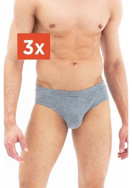%94 Modal 3'lü Ekonomik Paket Erkek Slip