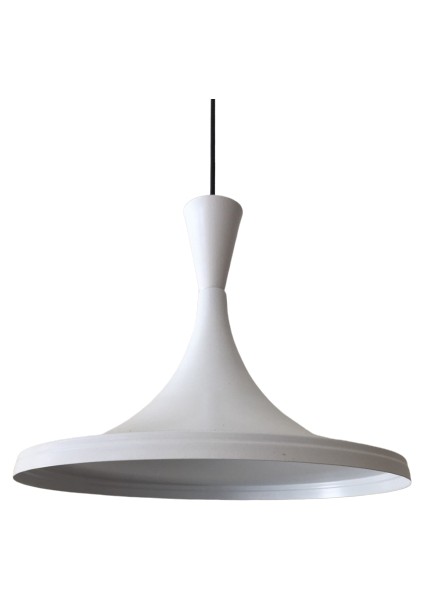 Beyaz Içi Beyaz Metal Sarkıt Avize 36CM