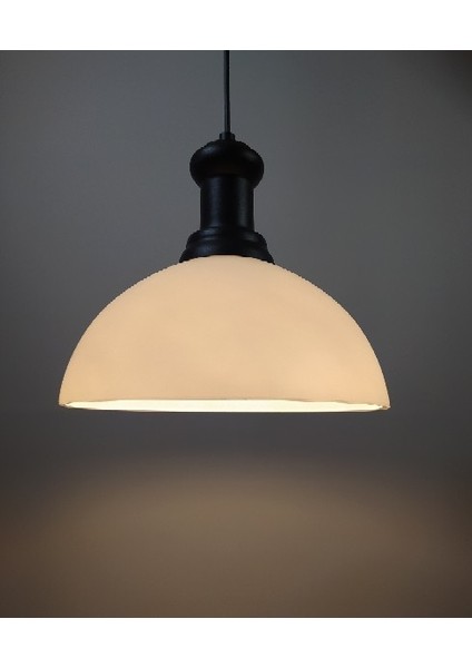 Opal Camlı Sarkıt Avize Mutfak Koridor Yatak Odası Salon Genç Odası 30 cm En